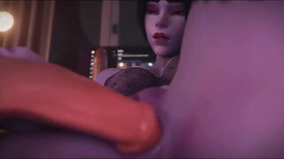 Widowmaker Fucking Her Self With A Big Dildo