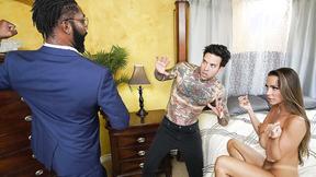 ”Brazzers - Negelcted Wifey Tells Her Story & Gets Ravaged - Abigail Mac”