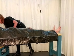 Madam M - Merciless Metal CBT Whipped Spiked And Stretched