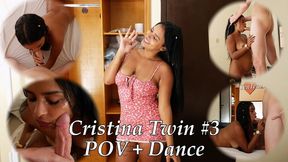 Big booty latina teen babe POV blowjob and dancing!