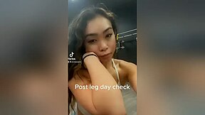 Asain With Perky Gym Butt