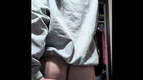 Redhead roommate teases with thick ass on my cock