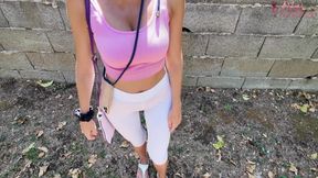 Stunned Stepaunt Refuses to Comply with the Crazy Requests of Her Excited Stepnephew with Transparent Leggings