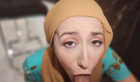 Cute Sophia and Allen Swift celebrates and banged