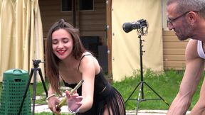 behind the scene, submissive italian teen ada paradiso first time dp with balls deep anal, gapes, baseball bat ass, rough sex, cum on open ass and cum in mouth gg2