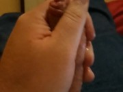 Uncut cumshot compilation JO