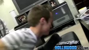 Kain Lanning and Mike King fool around with their friends