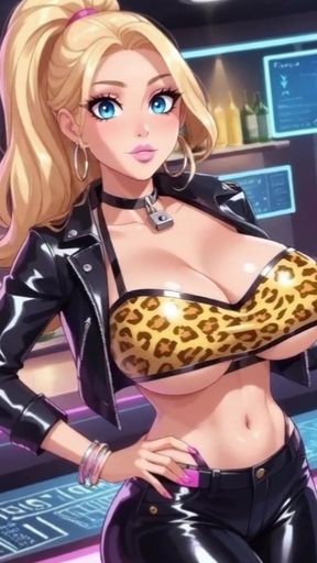 Busty blonde bimbos get wild