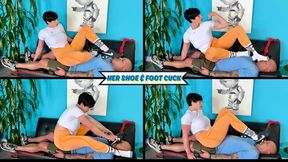 Cucked By Rapture's Feet - Goddess Rapture Makes Her BF Service Her Sneakers and Feet While Breaking Up with Him and Uisng Him as Practice For Her Mew BF - UltraHD (MP4)