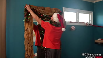 Gay step brothers anal on Christmas