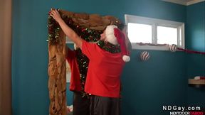 Gay step brothers anal on Christmas