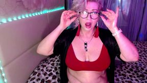 a beautiful smoking mature lady sparkly masturbates in an open chat! (aimee hot milf, aka aimeeparadise).