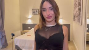 SARA DIAMANTE's ANAL CREAMPIE and deepthroat adventure with old man