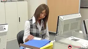 Horny Boss Uses New Office Slut Shino Aoi - Shino Aoi