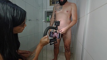Bastidores: Minha Mulher Depilando Meu Cu - Fetiche Real