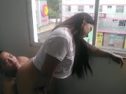 cogi con mi colega en la oficina del jefe