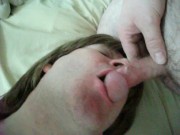 Sissy Lucy Sucks Cock. Vintage archive from 2011