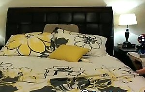 Busty Brunette Babe Fucks Pussy with Dildo