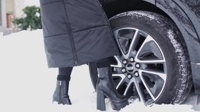 Help, My Car Is Stuck in the Snow.