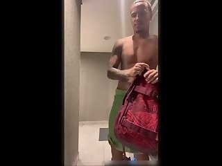 handjob at gym