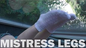 Enticing Mistress Legs In White Socks Greets The Morning (MOV HD)