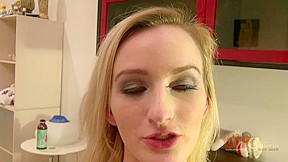 ATKGirlfriends video: Skylar Green gives you an awesome foot-job.