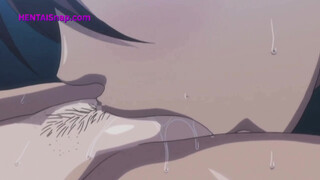 MILF Lover Fucks Hard & Creampies Her Partner in a Steamy Hentai Romance Scene