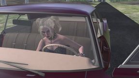 1967 Chevrolet Impala Cranking Template - Harley in Stiletto Pumps 1080p