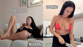 Join Your Goddess: Sexy Miniskirt, Cooking, Mukbang & Irresistible Teases!