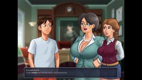 Summertime Saga: naughty principal with big tits ep. 2