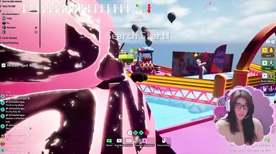 Played the fall guys map in mecha chameleon it was pure chaos