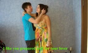 Best sex with a lover while a cuckold is on the phone with me!