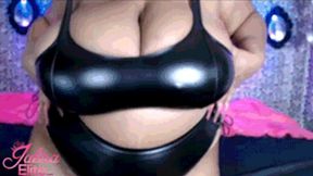 Black Leather Body Tease and Sloppy BJ CS (MP4 Version)