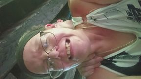 Cum on My Ass Under the Abandon Train Tracks