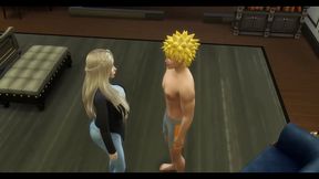 Sakura Gets Fucked by Sasuke While Naruto Tries Seducing Tsunade in Anime Heat