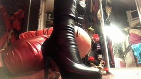 KICKING CBT WITH CUMSHOT SLAVE BIG JOHNNY