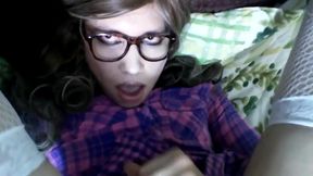 Crossdresser Paulina Doll's Solo Self-Facial 3