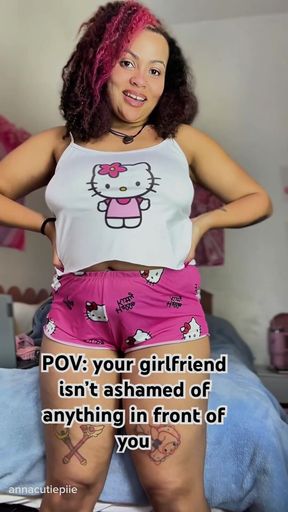 Sexy Big Ass Ebony Farting Loud for You