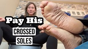 Pay His Crossed Soles