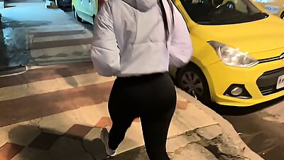 Little slut leaves with a fan that has just met