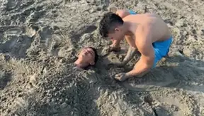 Aloha! Seanger's Beach Handjob Party