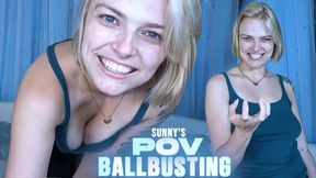POV Ballbusting With Sunny UHD