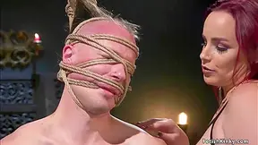 Monster Tits Redhead Pegging Man