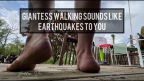 Giantess Walking Sounds Like Earthquakes To You