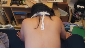 Slutty Mexican Cums 3 Times in Doggy Style Fucking