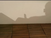 Balkon Wichsen im Geilen SLIP ** Urlaub Wangerland **