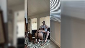 Big butted teen blows her classmate before fucking POV