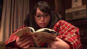 Masturbating girl gets fingered, then fucked with a dildo and hard cock