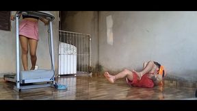 y e para finalizaaar comendo a ha gostosooo na area de casa