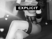 Explicit black Vintage Whore Masturbation trailer